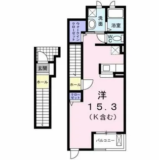 ウイング・ヒルA【2階】の間取り