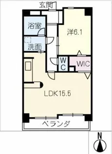 ベルヴィルⅥ【2階】の間取り