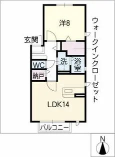 メルベーユ【2階】の間取り