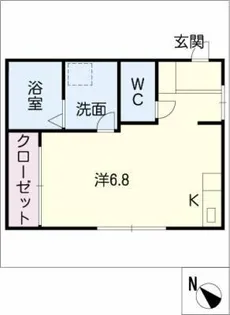 オリボトキワ【1階】の間取り