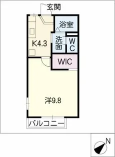 VILLA中島 A棟【2階】の間取り