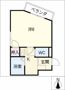 ローレルハウス【4階】の間取り