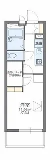 レオパレスディアコート入沢【307号室】の間取り