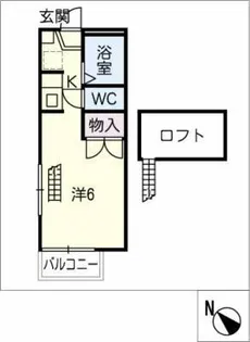 山田壱番館【2階】の間取り