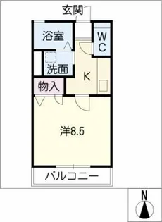GLORIOUS【1階】の間取り