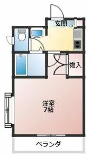FLEX瑞穂10番館【3B号室】の間取り