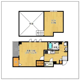 イル・グラッツィア天神南II【303号室】の間取り