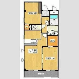 Leste’o岩崎台【1階】の間取り