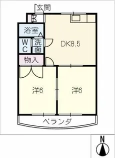 マンションとよかわ【3階】の間取り