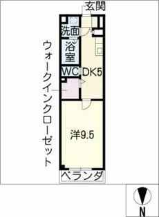 グランソワール瑞穂【2階】の間取り