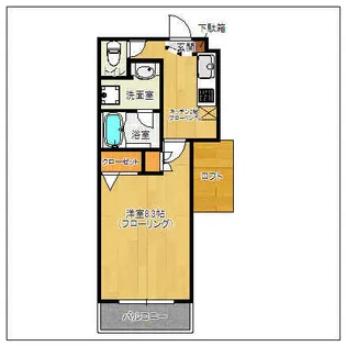 アクタス天神アネックス【14階】の間取り