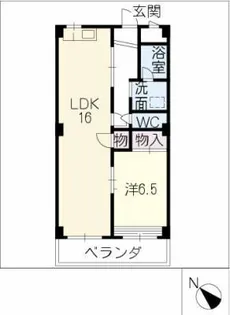 ヴィオラ日名【4階】の間取り