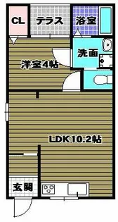 アーブルメゾン【1階】の間取り