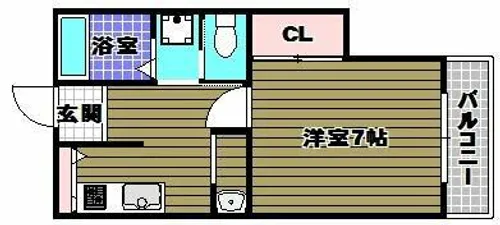 ラ・グレース金剛【2階】の間取り