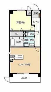 ホームクラルス【1階】の間取り