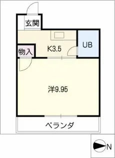 南ビル【3階】の間取り