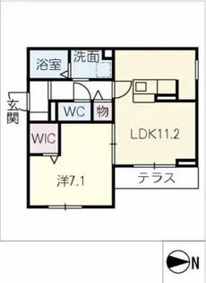 AMNOS本郷【1階】の間取り