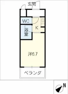 ララハート【3階】の間取り