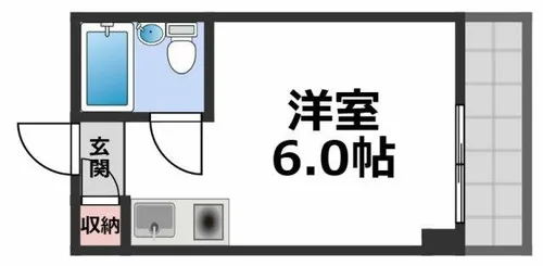 エムロード中川【7階】の間取り