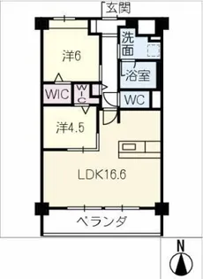 ベルアージュ【3階】の間取り