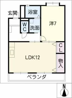 ワカバビル【2階】の間取り