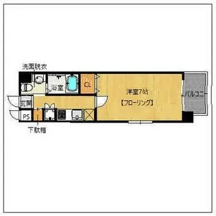 ダイナコートエスタディオサラ【B307号室】の間取り