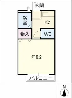 ベル・シンフォニーB棟【1階】の間取り