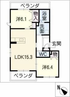 Up to Day【2階】の間取り