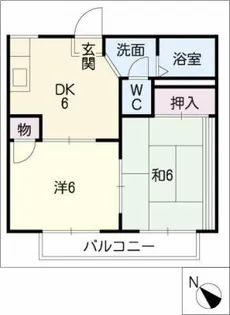 fragranceみゆき【2階】の間取り