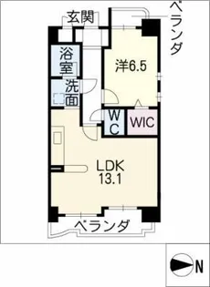 パークヒルズ【5階】の間取り