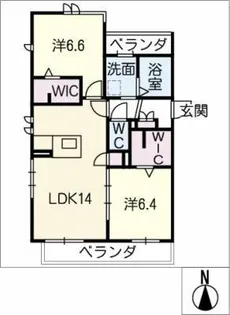 k-berg【3階】の間取り