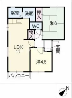 アペックス日進 A棟【2階】の間取り