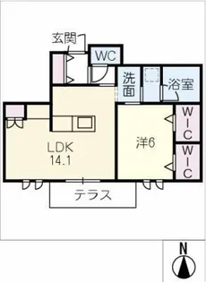 すず雅【1階】の間取り