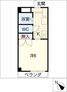 JMオオダカ【4階】の間取り