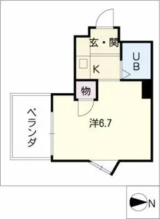 プレアール名古屋原【2階】の間取り