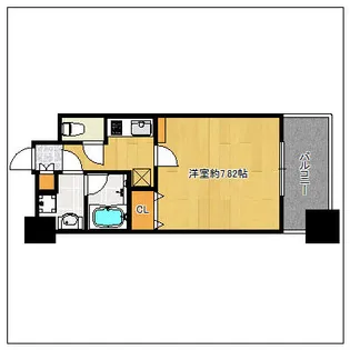 エンクレスト御供所【1014号室】の間取り