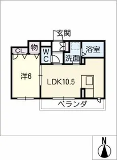 プレミアスⅡ【2階】の間取り