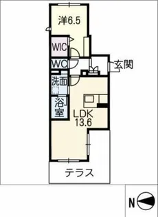 アクラス【1階】の間取り