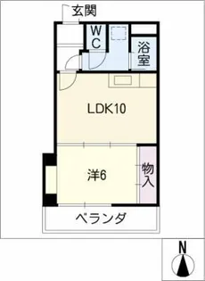ヒルズ愛英【3階】の間取り