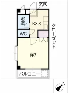 アドマイヤ N【2階】の間取り