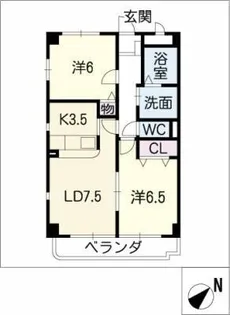 グリーンステージ【3階】の間取り