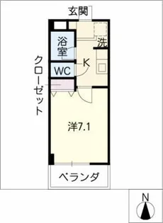 グランドベル【2階】の間取り