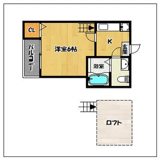 Stage吉塚【103号室】の間取り