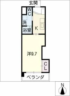 みつわハイツ【1階】の間取り