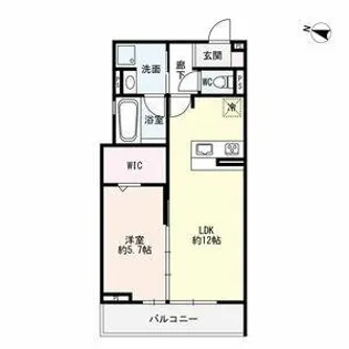 Sieben Yotsuya【203号室】の間取り