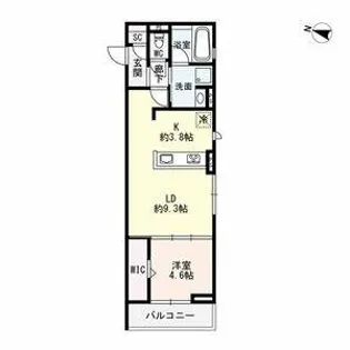 Sieben Yotsuya【202号室】の間取り