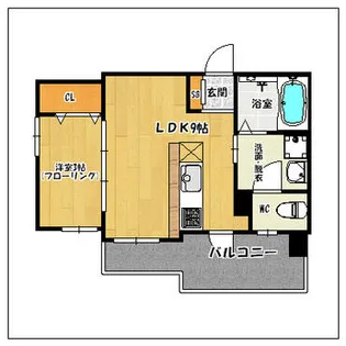 エンクレスト平尾II【5階】の間取り