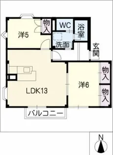 アーバニアIG A棟【2階】の間取り