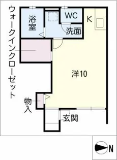 プレイスメゾン【1階】の間取り