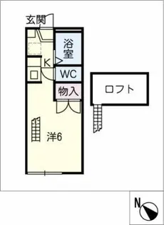 山田壱番館【1階】の間取り